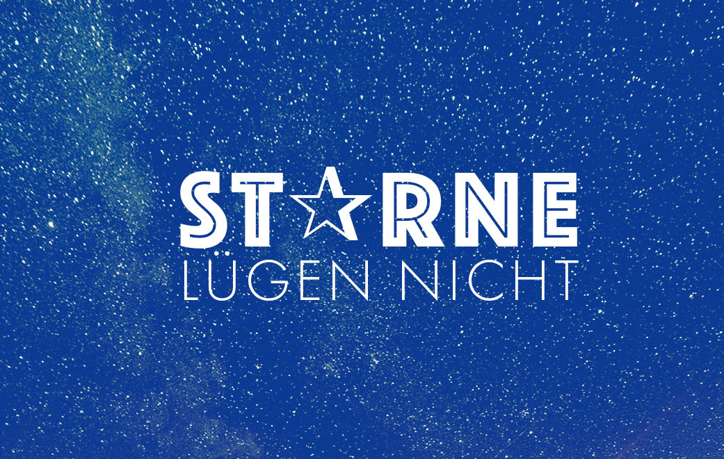 Sternenhimmel als Blogbild für Sterne lügen nicht