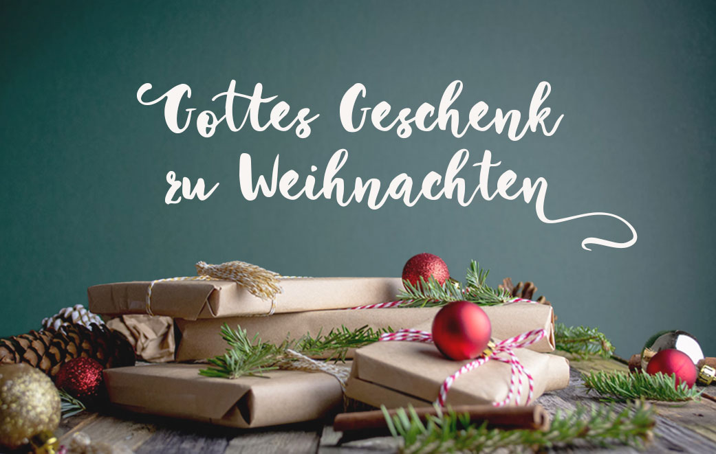 Weihnachtsgeschenke festlich dekoriert. Blogbild zum Thema: Gottes Geschenk an Weihnachten