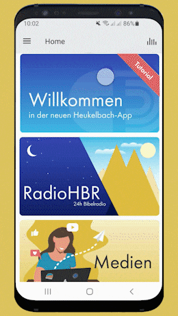 Screenvideo Tutorial Heukelbach-App Radio HBR
