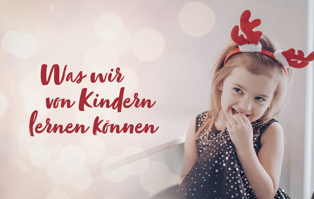 Kind Mädchen Lichter Weihnachten