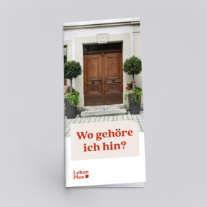 Produktbild: LebenPlus Flyer "Wo gehöre ich hin?"