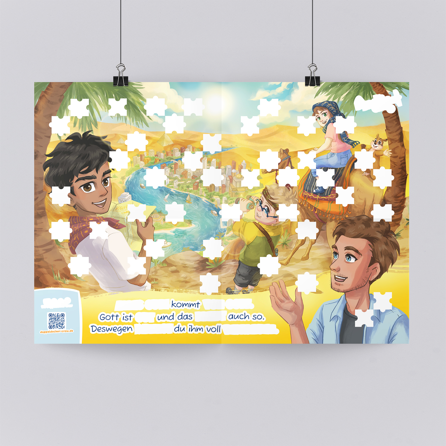 Produktbild: Staffelposter Doppeldecker Crew Staffel 4 in Ägypten