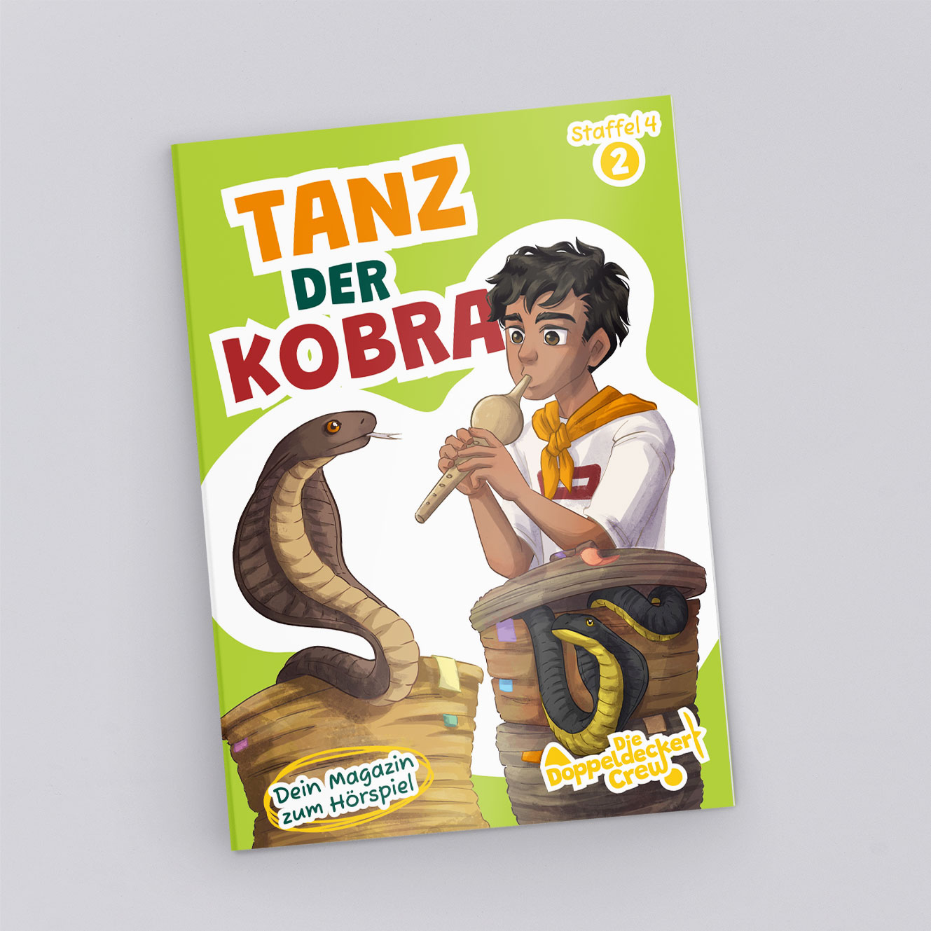 Produktbild: Doppeldecker-Crew_Tanz der Kobra Kindermagazin Staffel 4, Heft 2