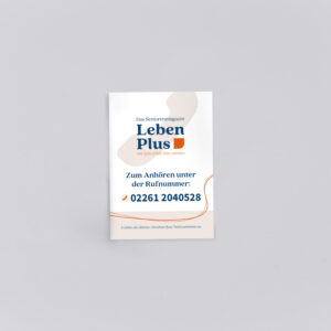 Produktbild: LebenPlus zum Anhören - Karte Vorderseite