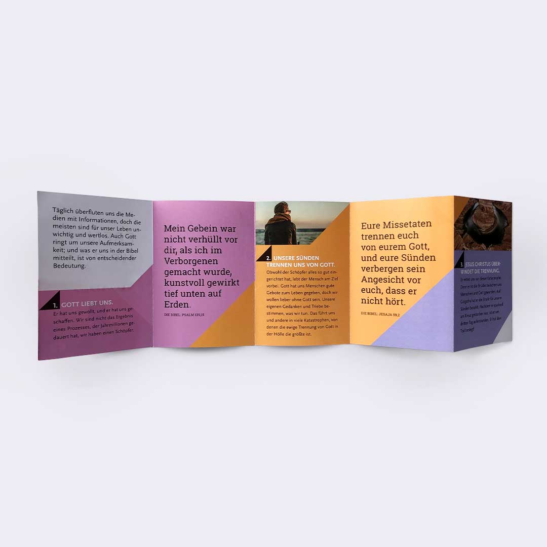 Miniflyer: Leben mit Gott.