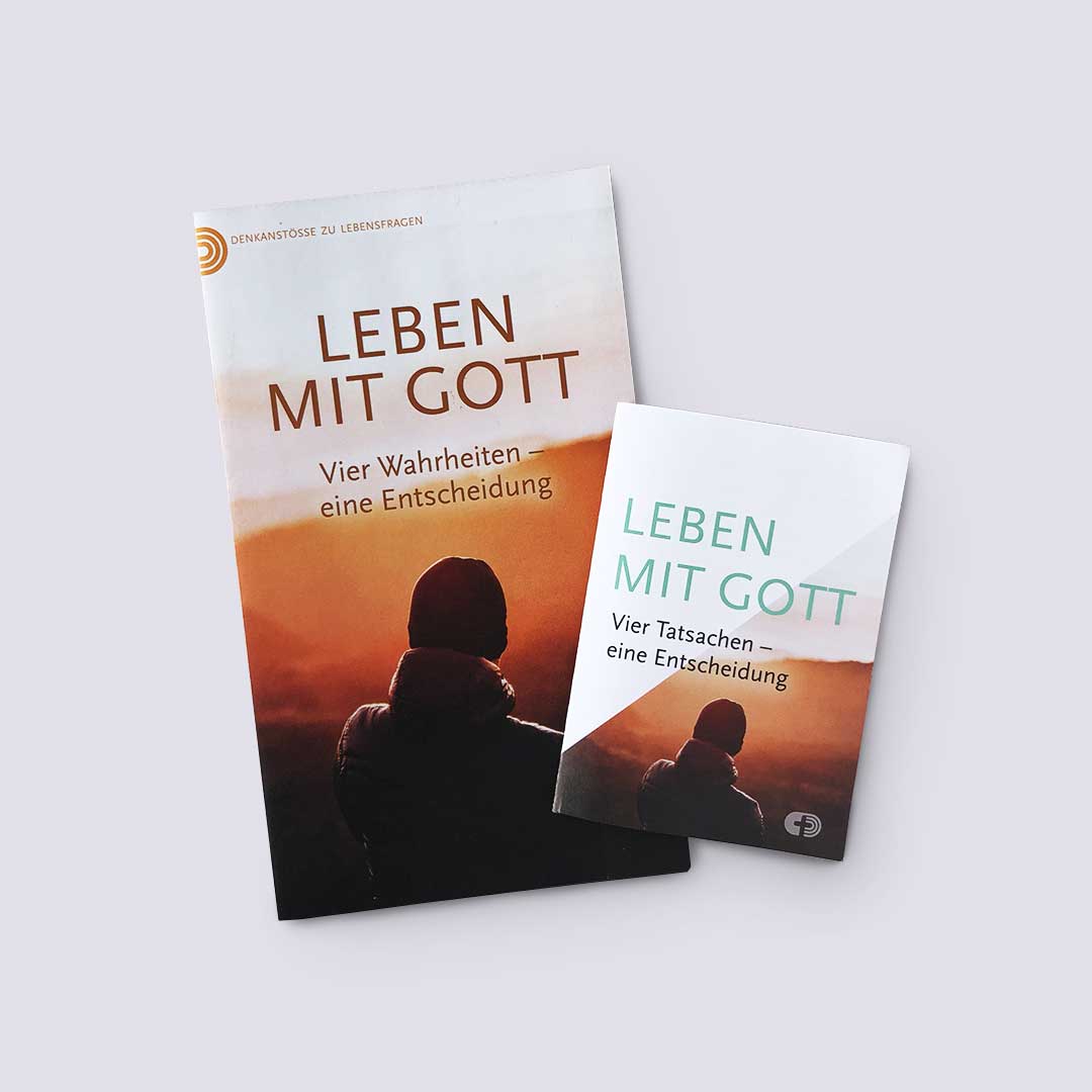 Miniflyer: Leben mit Gott.
