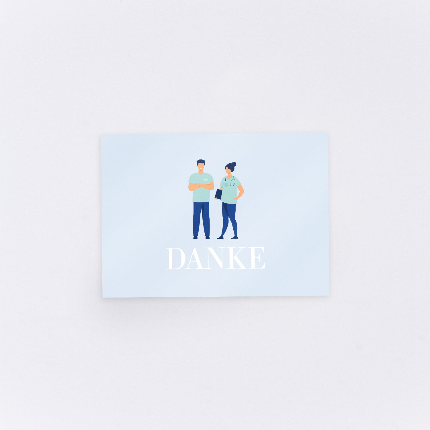Geschenkkarte für Pflegekräfte