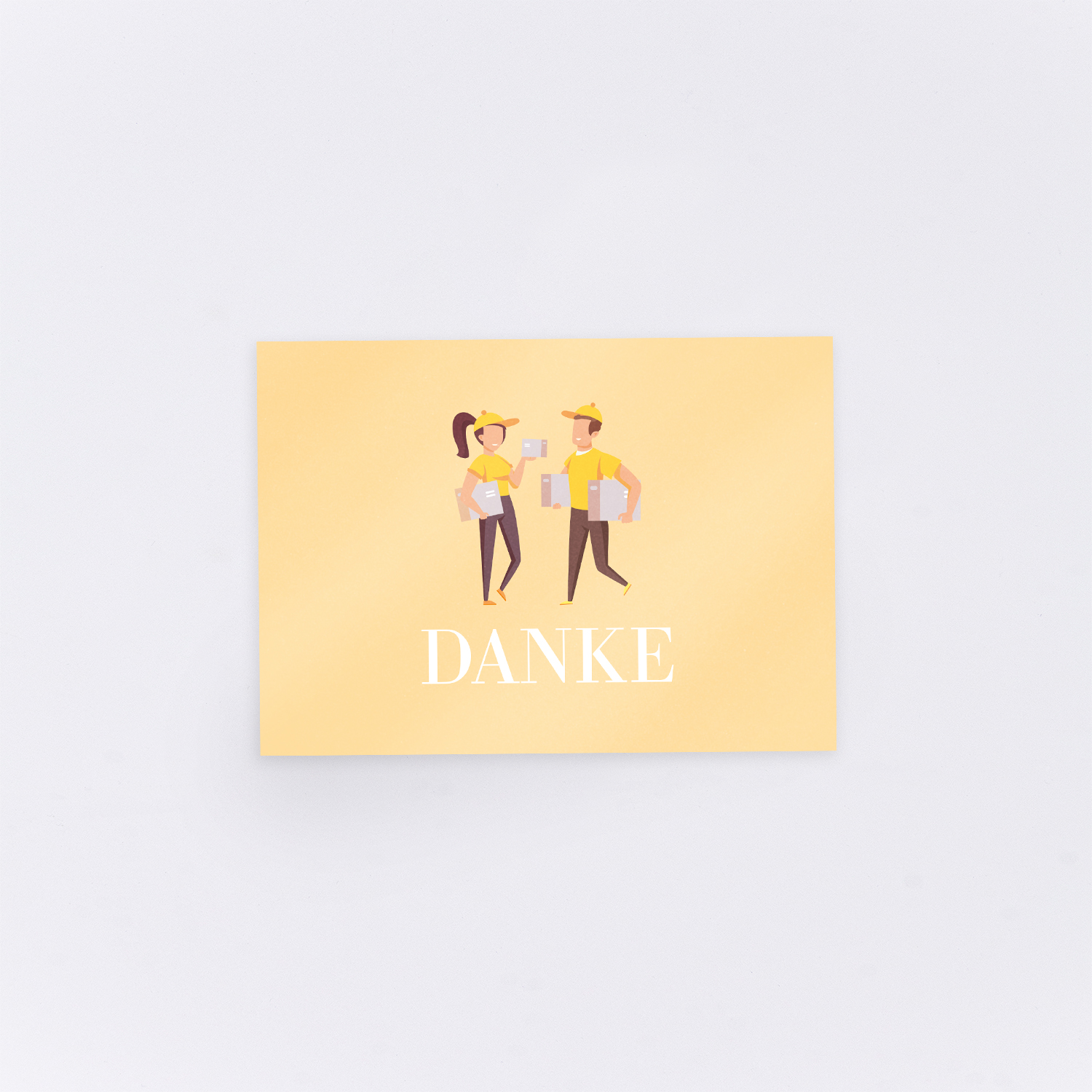 Geschenkkarte für Postboten