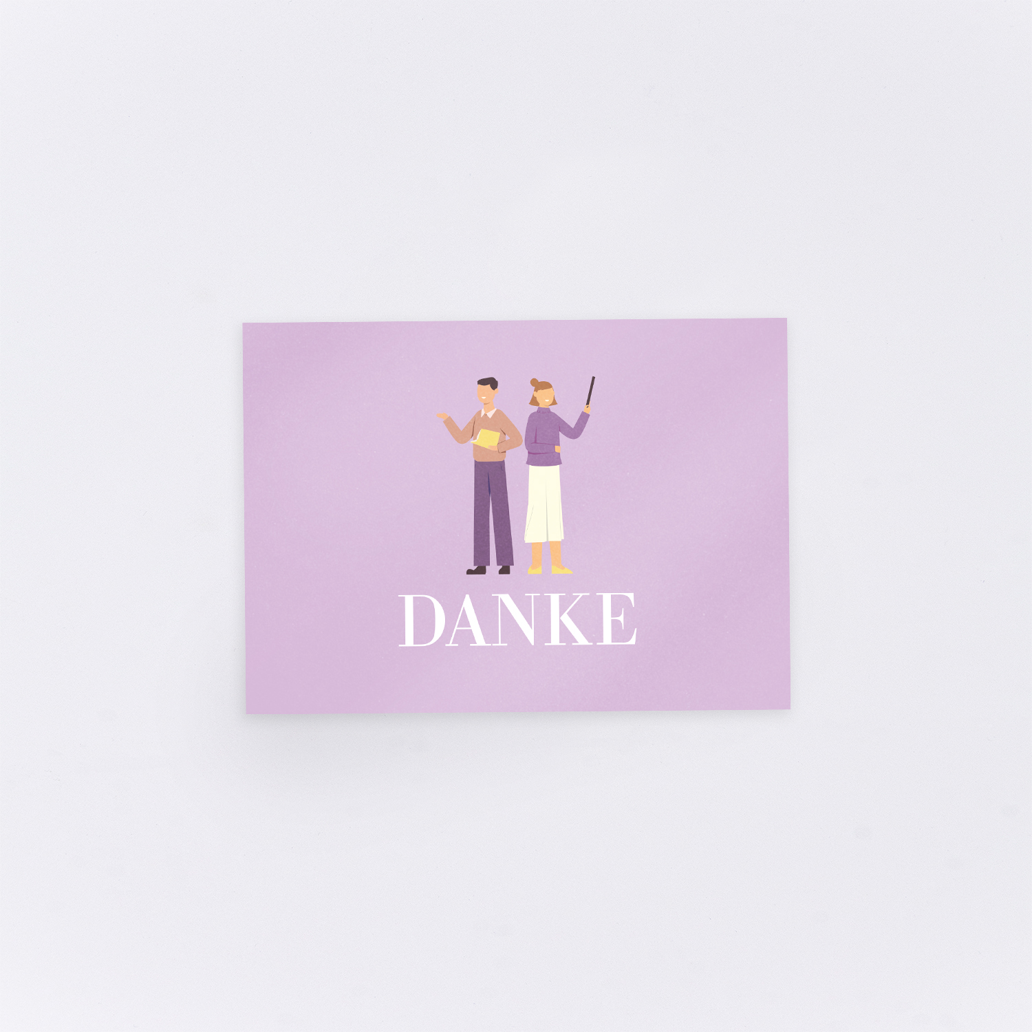 Geschenkkarte für Lehrer und Erzieher