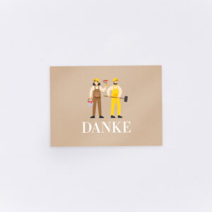 Geschenkkarte für Handwerker