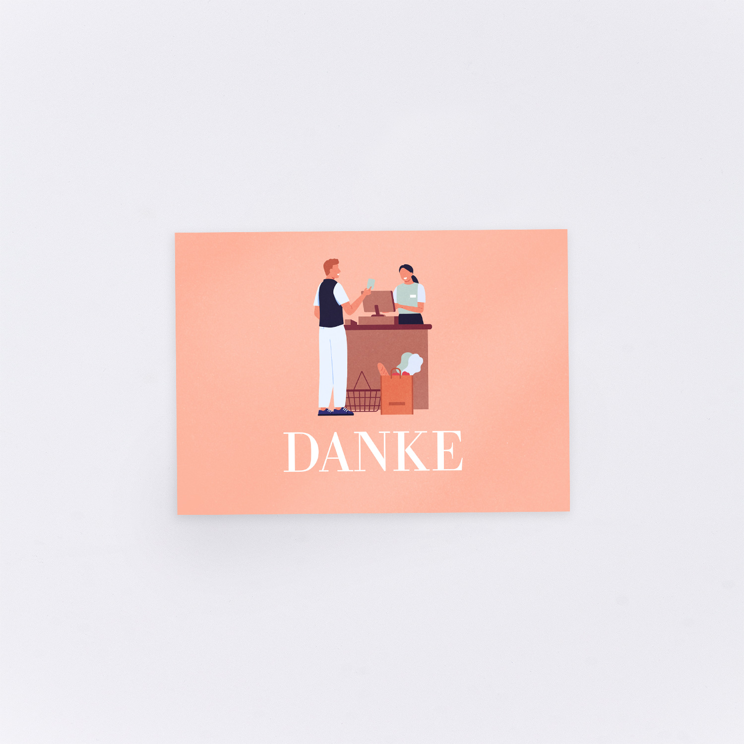 Geschenkkarte für Kassierer
