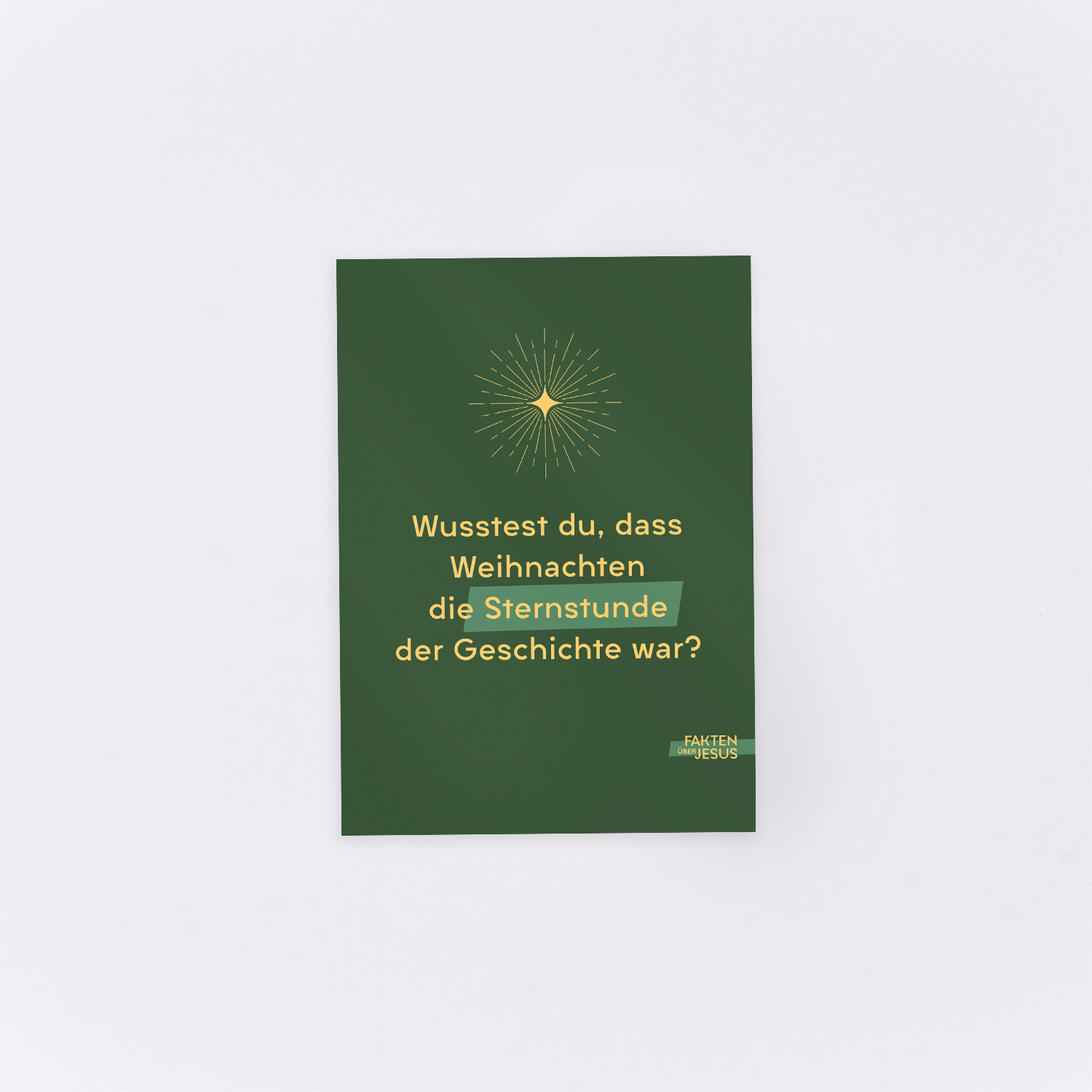 Fakten über Jesus: Wusstest du, dass Weihnachten die Sternstunde der Geschichte war?