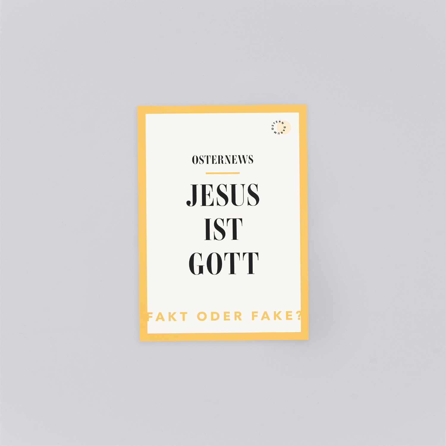 Produktbild: DarumOstern Grußkarte "Jesus ist Gott"