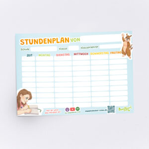 Doppeldecker Crew – Stundenplan