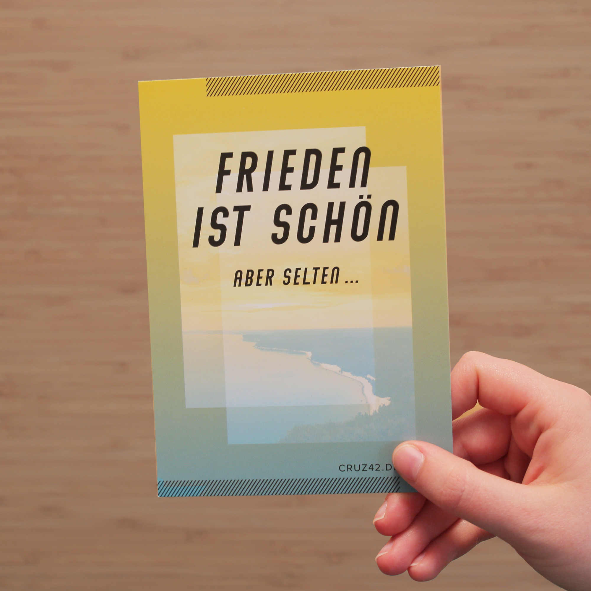 Gesprächskarte "Frieden ist schön"