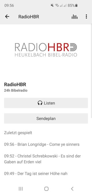 RadioHBR: Gottes Wort an jedem Tag 24 Stunden, 7 Tage die Woche. Predigten, Vorträge, Musik, Hörbücher…