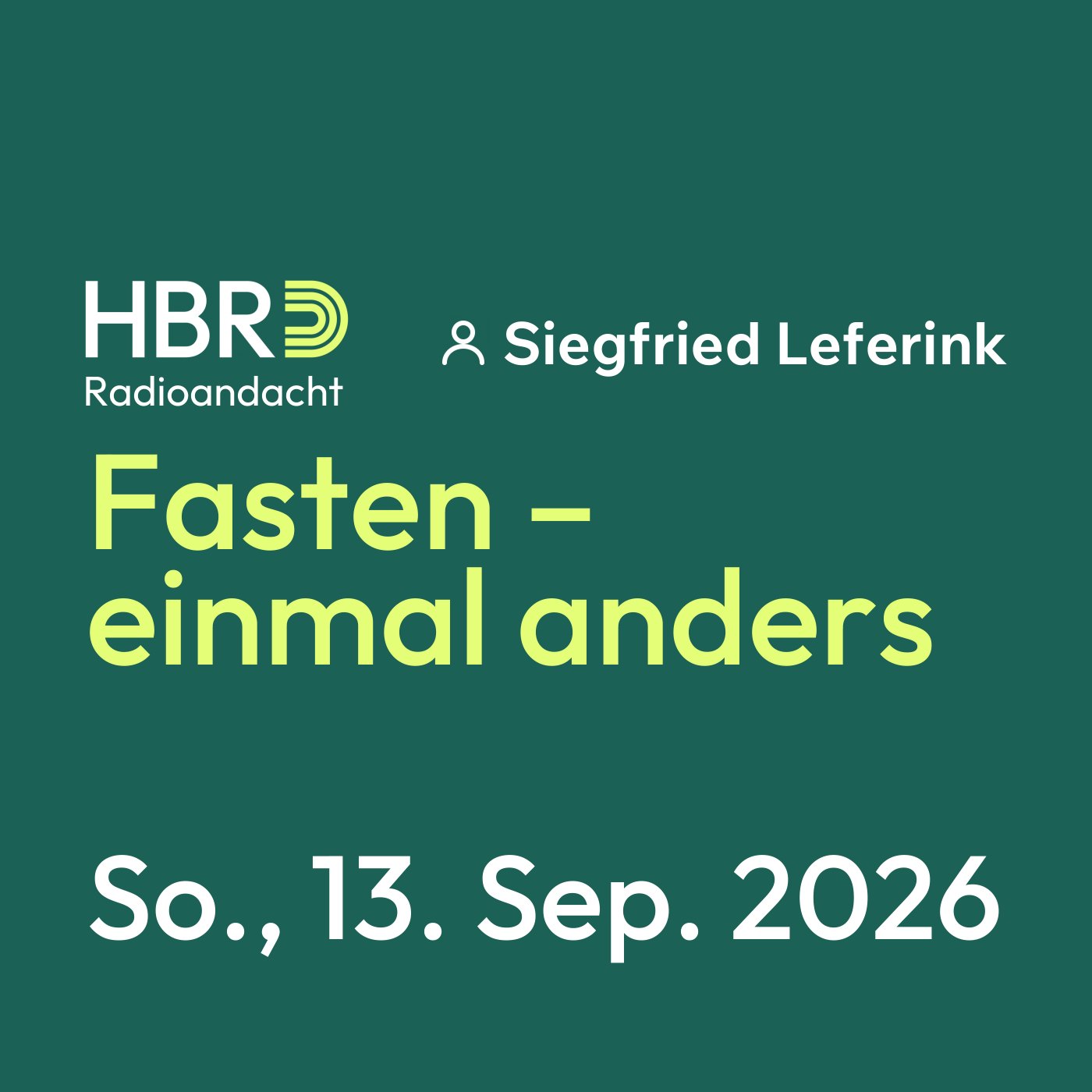 Fasten – einmal anders episode artwork