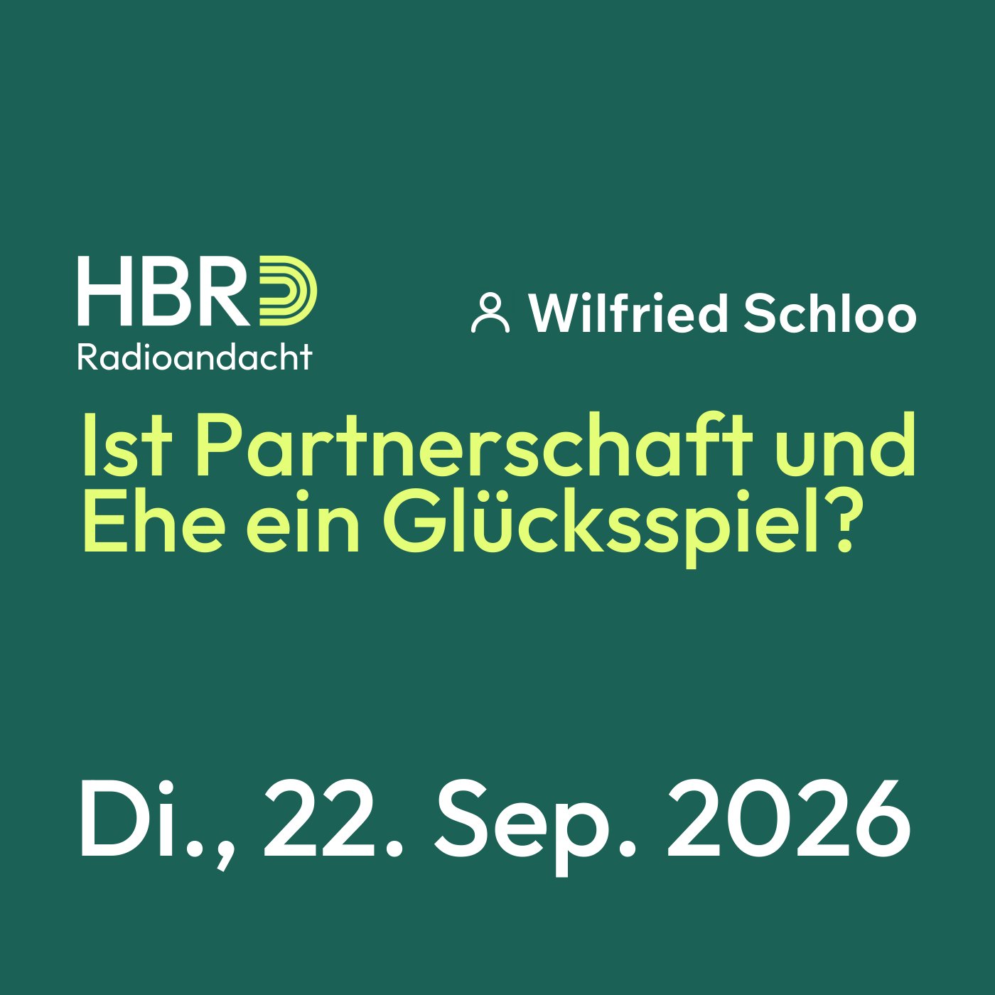 Ist Partnerschaft und Ehe ein Glücksspiel? episode artwork