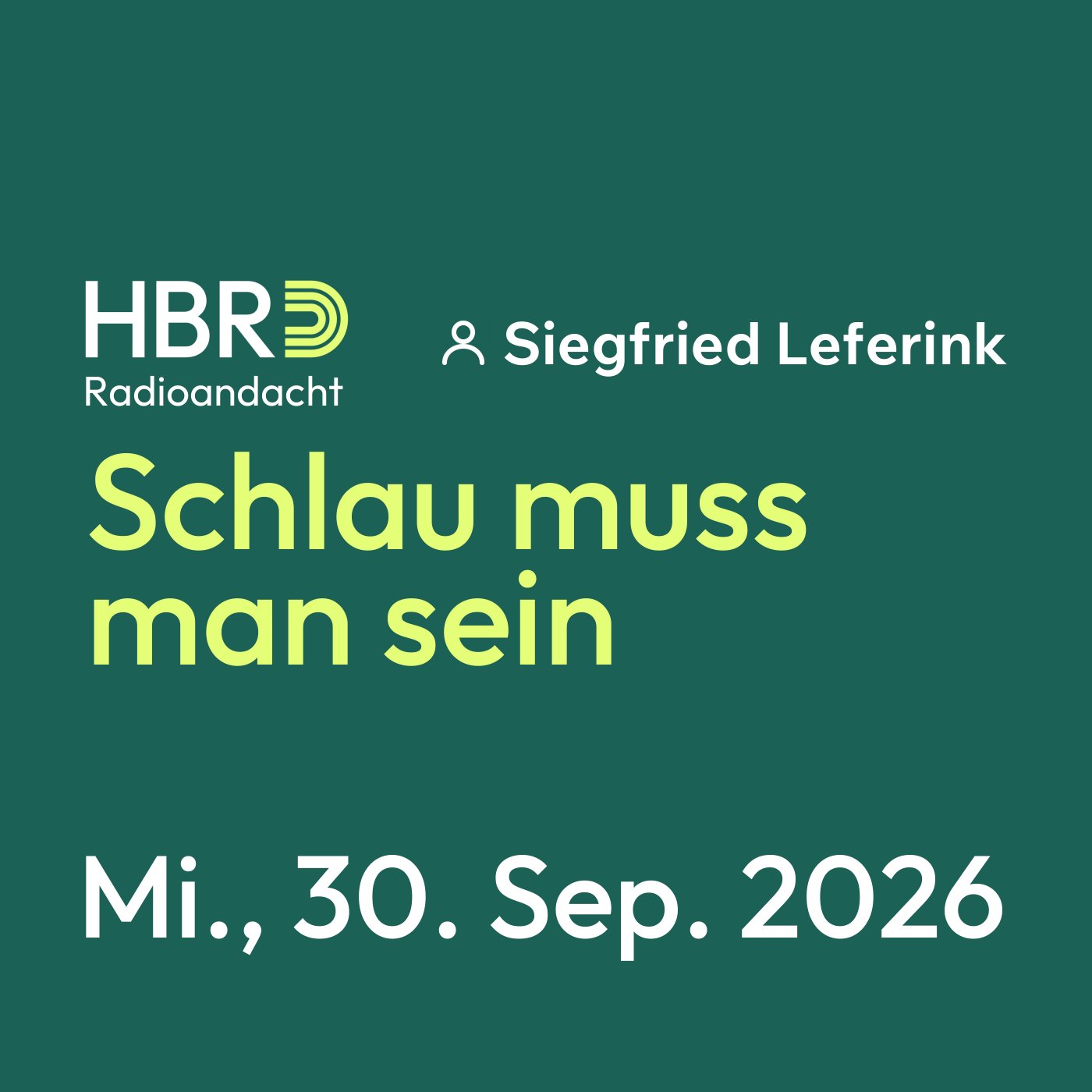 Schlau muss man sein episode artwork