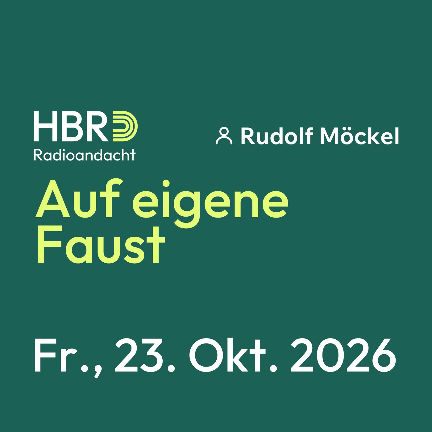 Auf eigene Faust episode artwork