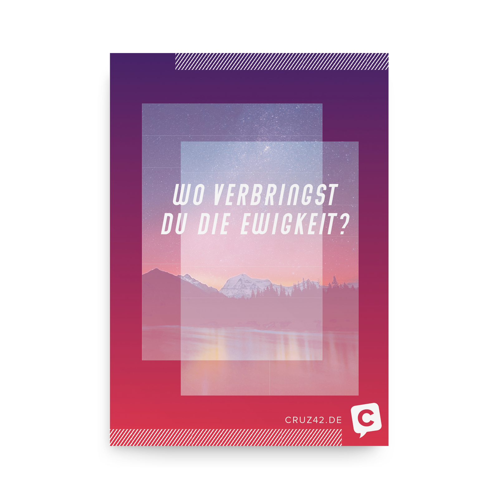 Produktbild von "Gesprächskarte "Wo verbringst du die Ewigkeit?""