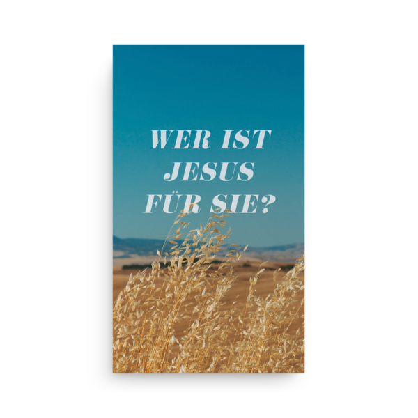 Produktbild von "Wer ist Jesus für Sie?"