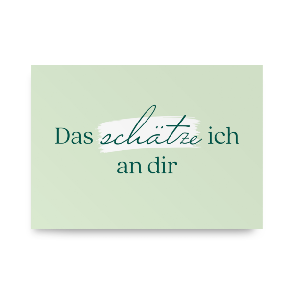 Produktbild von "Grußkarte für Senioren: „Das schätze ich an dir“"