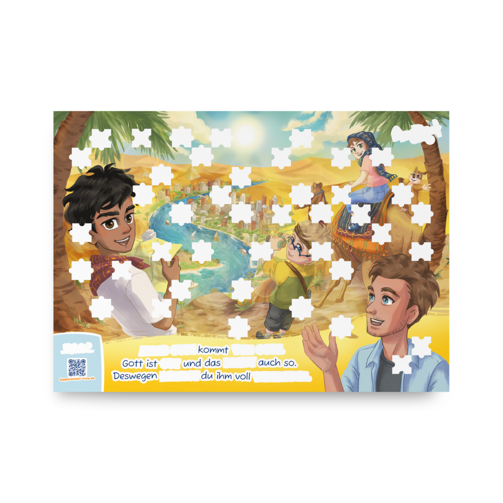Produktbild von "Doppeldecker Crew Staffelposter „Ägypten“"