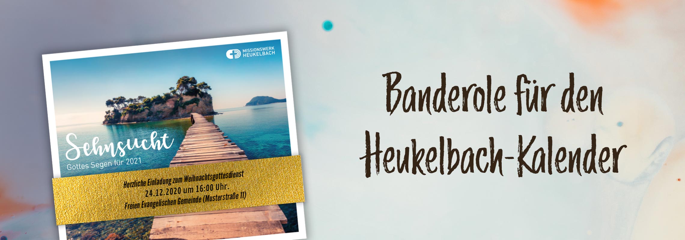 Banner-Banderole - Stiftung Missionswerk Heukelbach